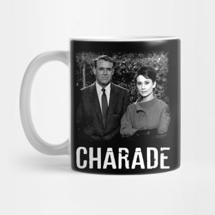 Cary and Audrey Elegance Charades Vintage Film Couture Collection Mug